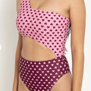 Black Milk Summer Lovin' One Shoulder Cut Out Swimsuit, New with Tags!